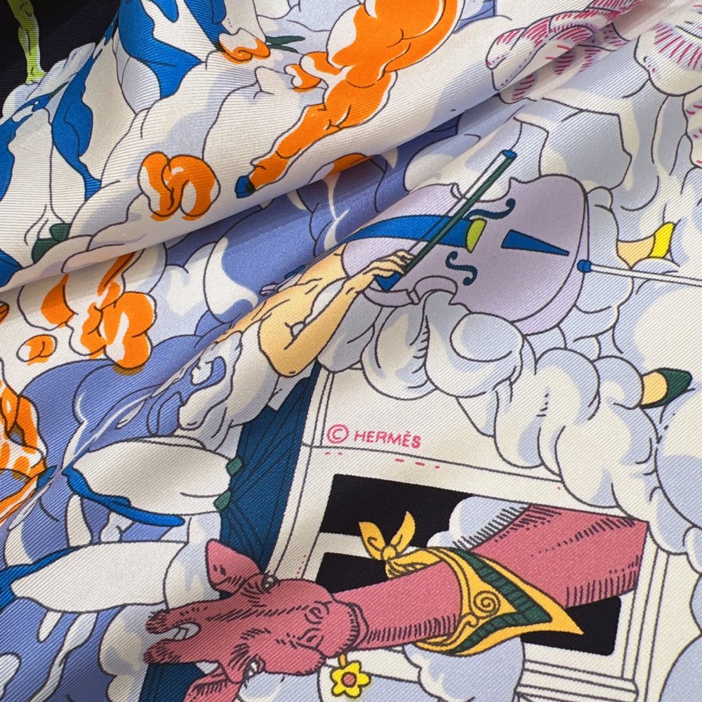 Hermès 90cm 100% Pure Silk Square Scarf!