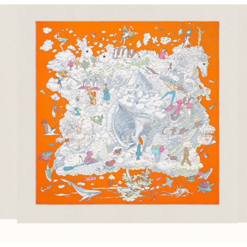 Hermès 90cm 100% Pure Silk Square Scarf!