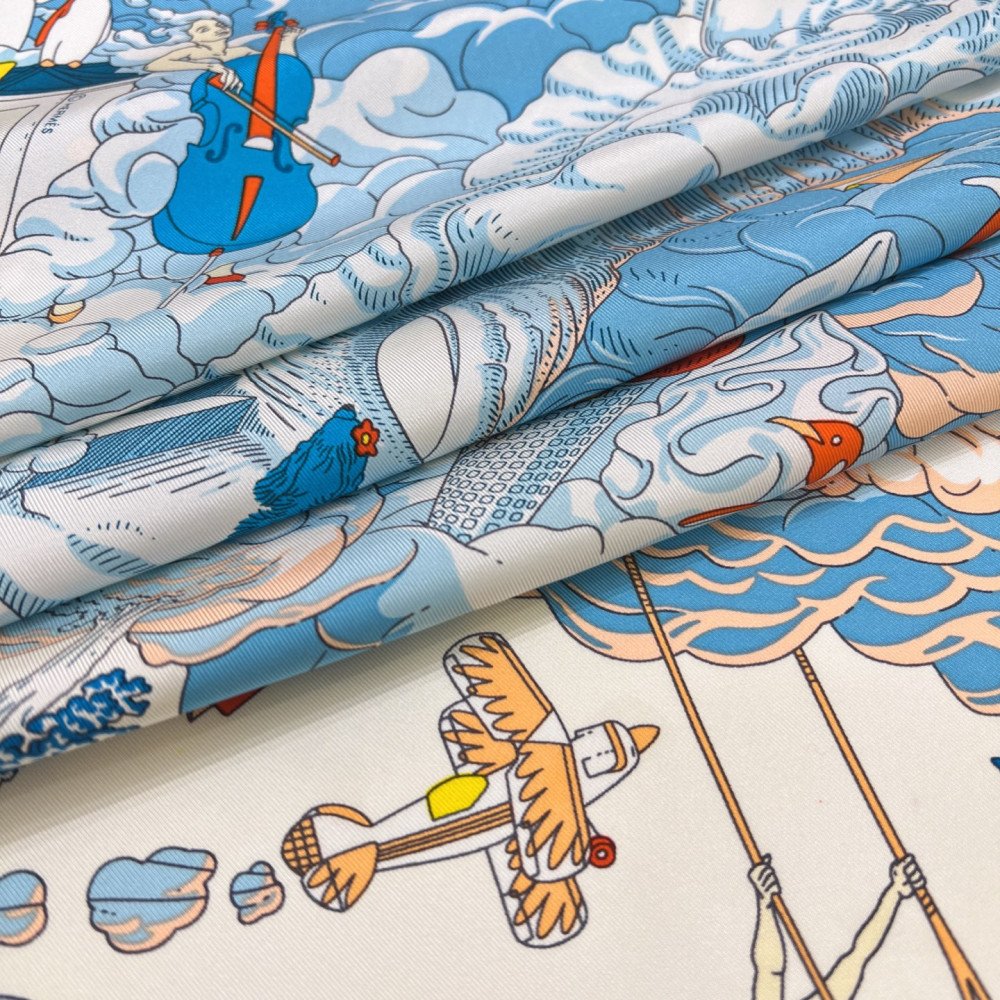 Hermès 90cm 100% Pure Silk Square Scarf!