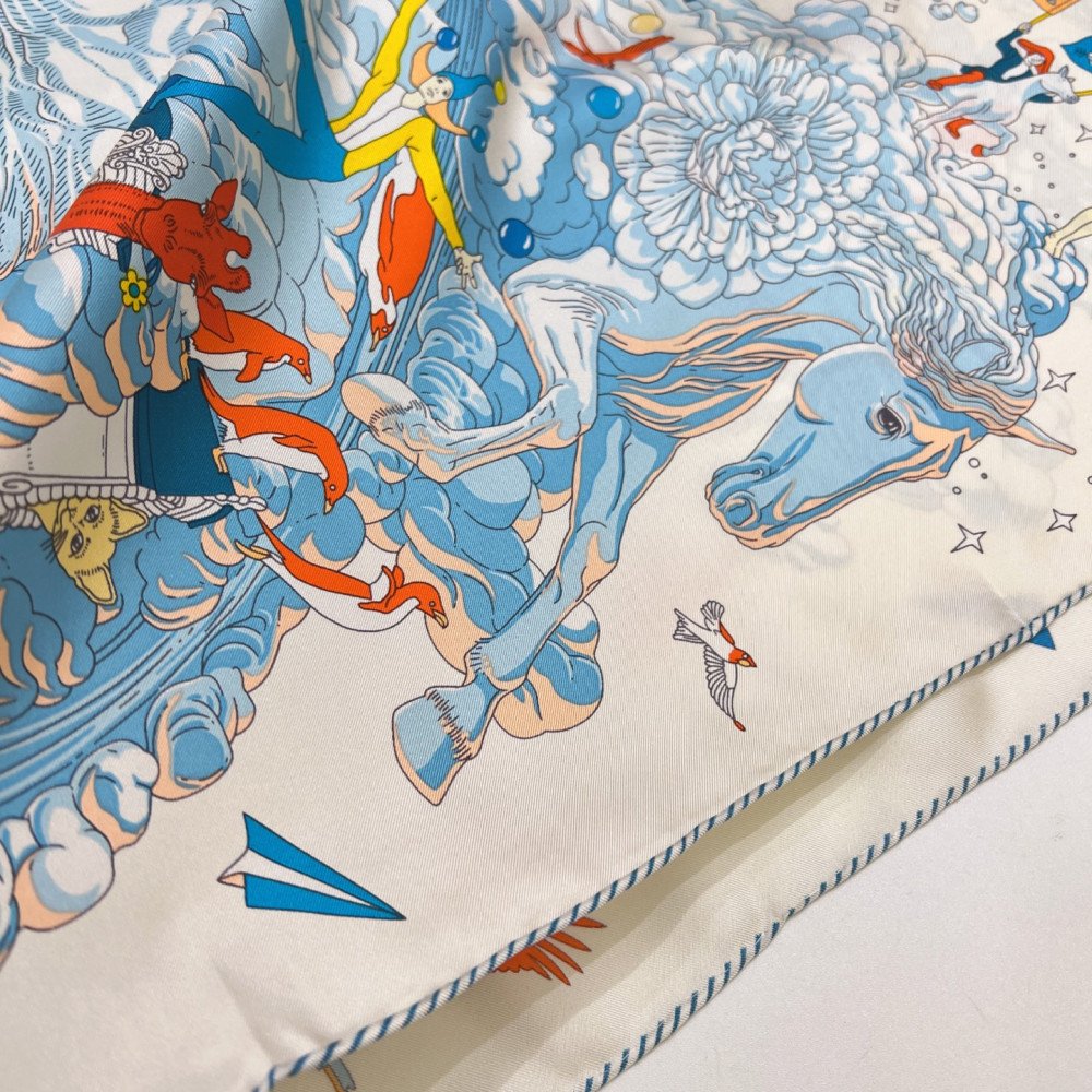 Hermès 90cm 100% Pure Silk Square Scarf!