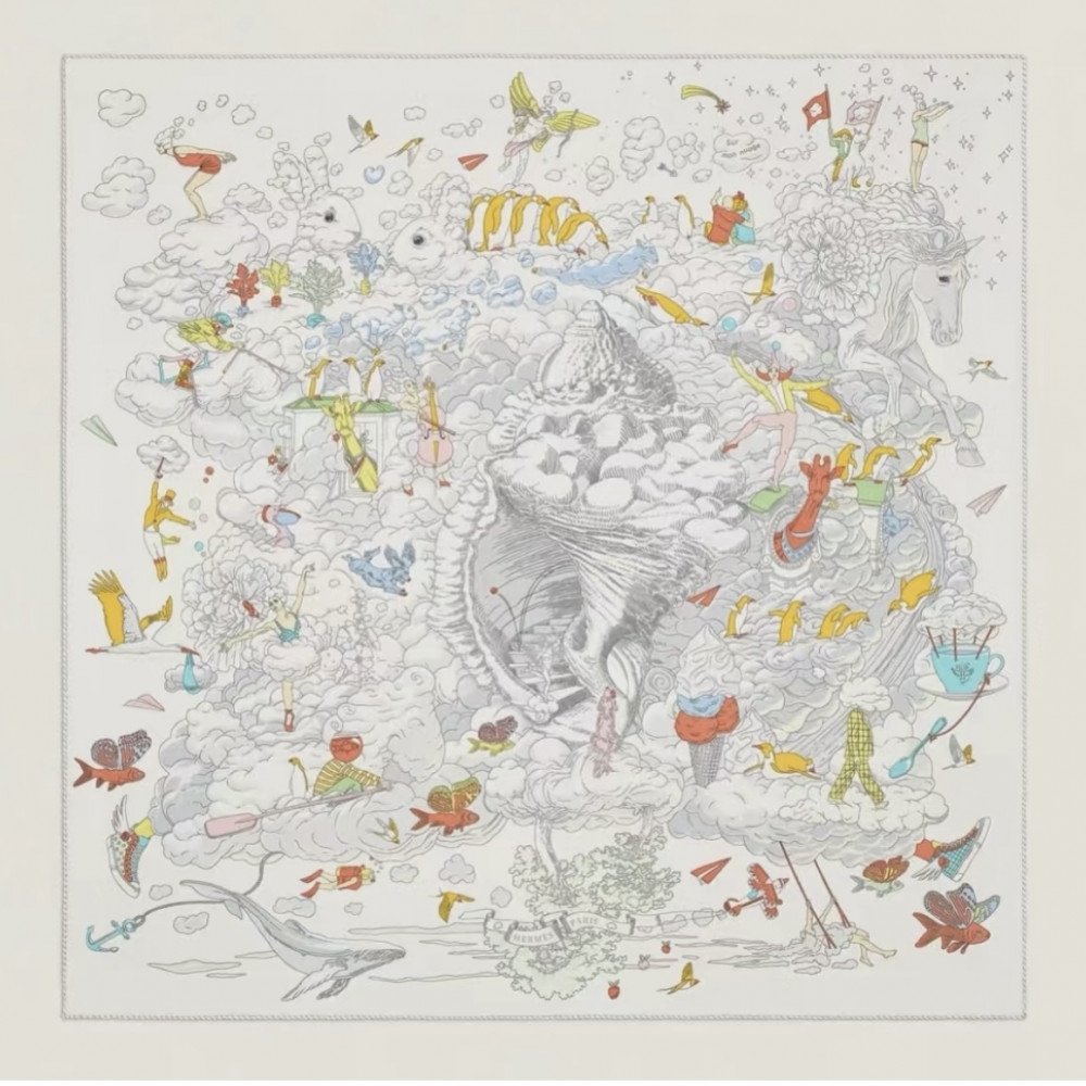 Hermès 90cm 100% Pure Silk Square Scarf!