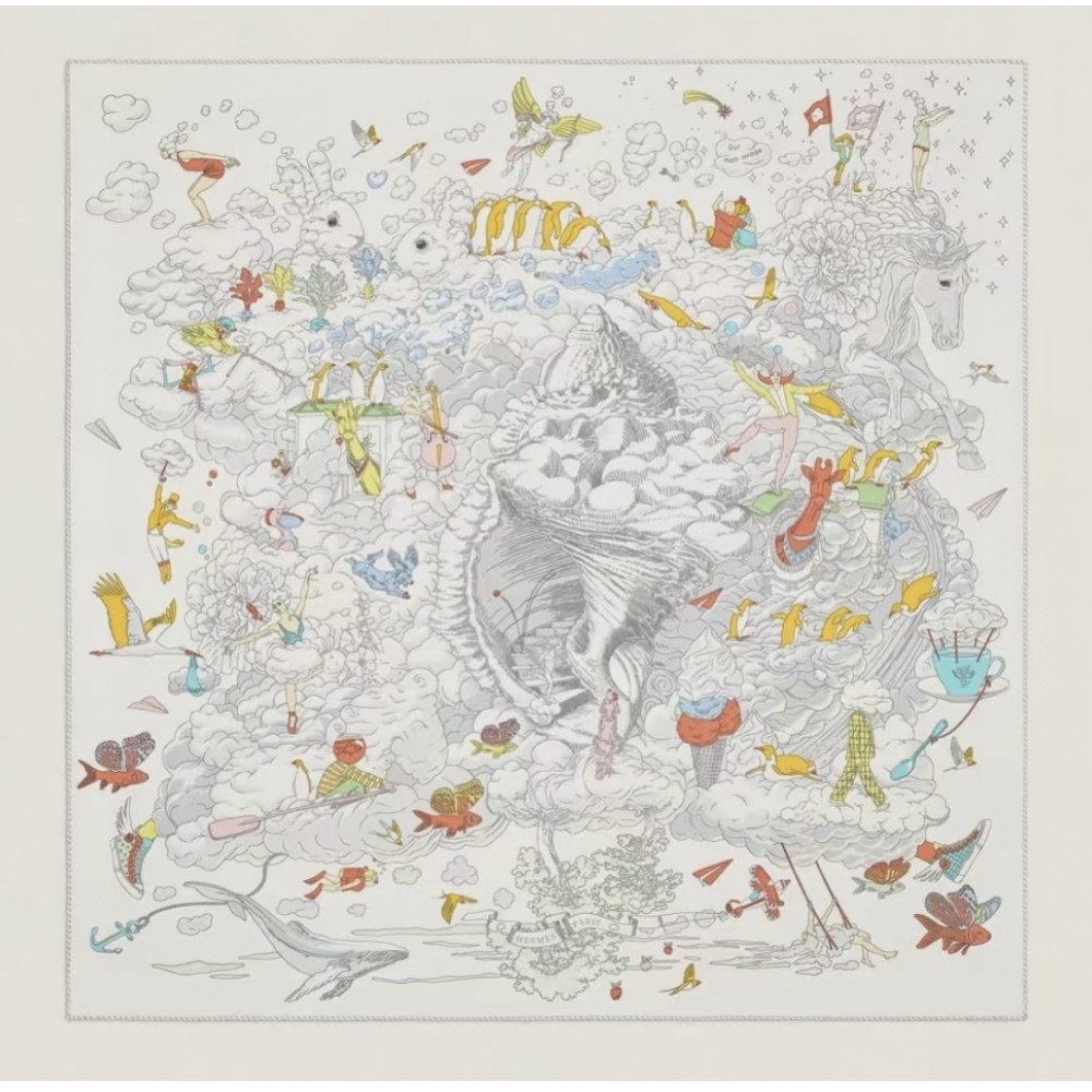 Hermès 90cm 100% Pure Silk Square Scarf!