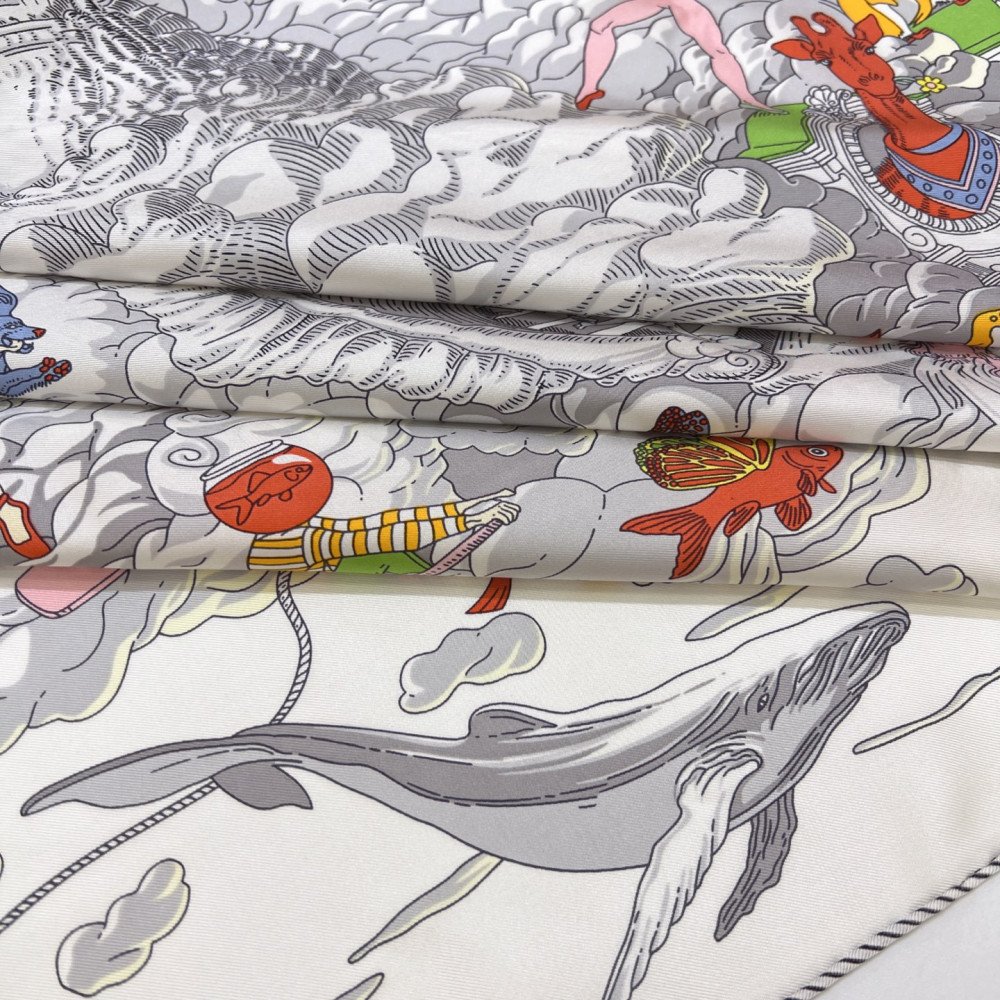 Hermès 90cm 100% Pure Silk Square Scarf!