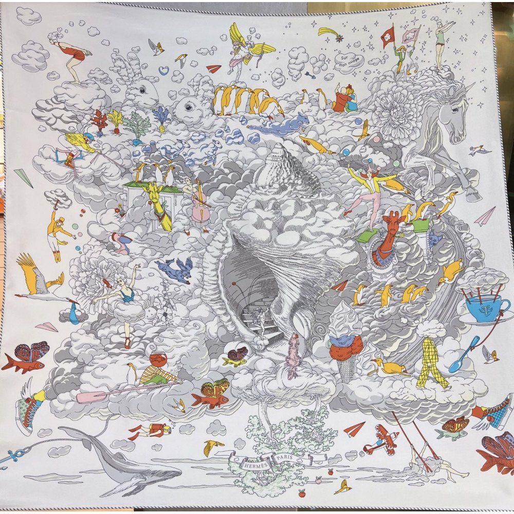 Hermès 90cm 100% Pure Silk Square Scarf!