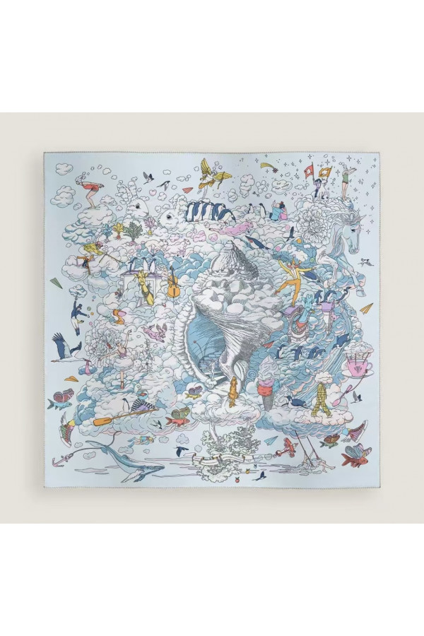 Hermès 90cm 100% Pure Silk Square Scarf!