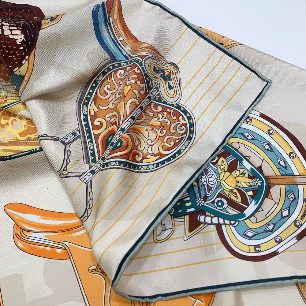 Hermès 90cm 100% Pure Silk Square Scarf!