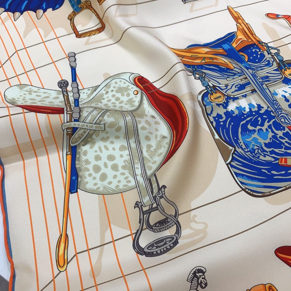 Hermès 90cm 100% Pure Silk Square Scarf!