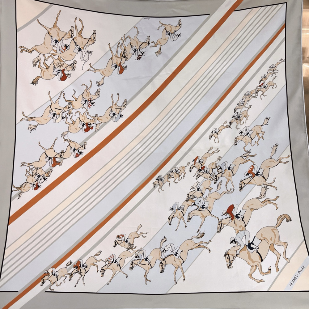 Hermès 90cm 100% Pure Silk Square Scarf!