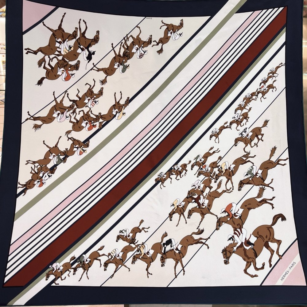 Hermès 90cm 100% Pure Silk Square Scarf!