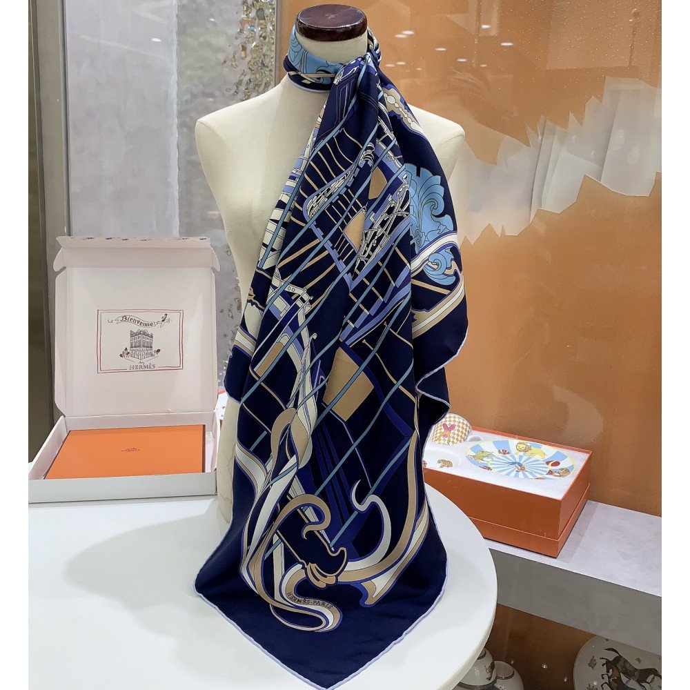 Hermès 90cm 100% Pure Silk Square Scarf!