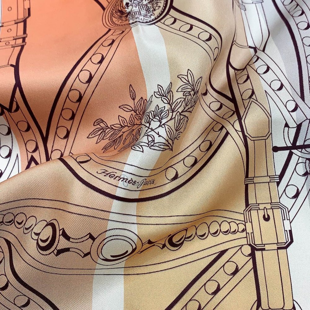 Hermès 90cm 100% Pure Silk Square Scarf!