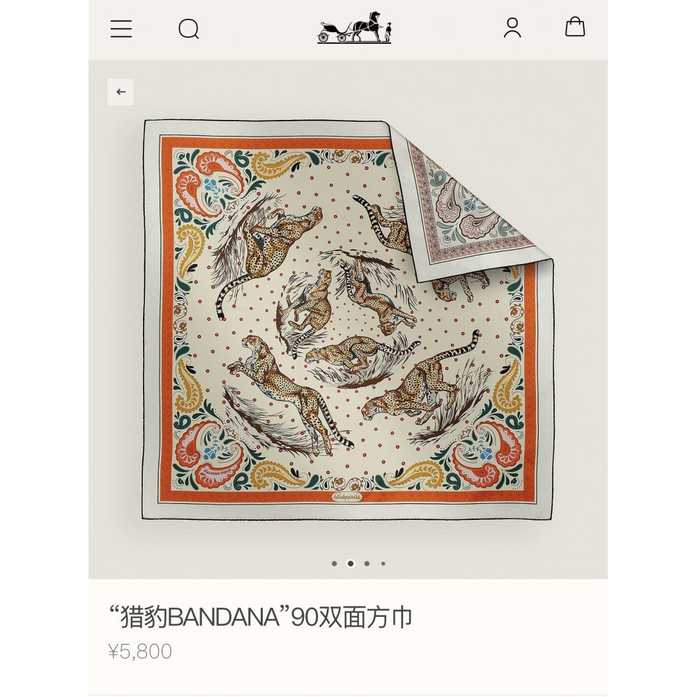 Hermès 90cm 100% Pure Silk Square Scarf!