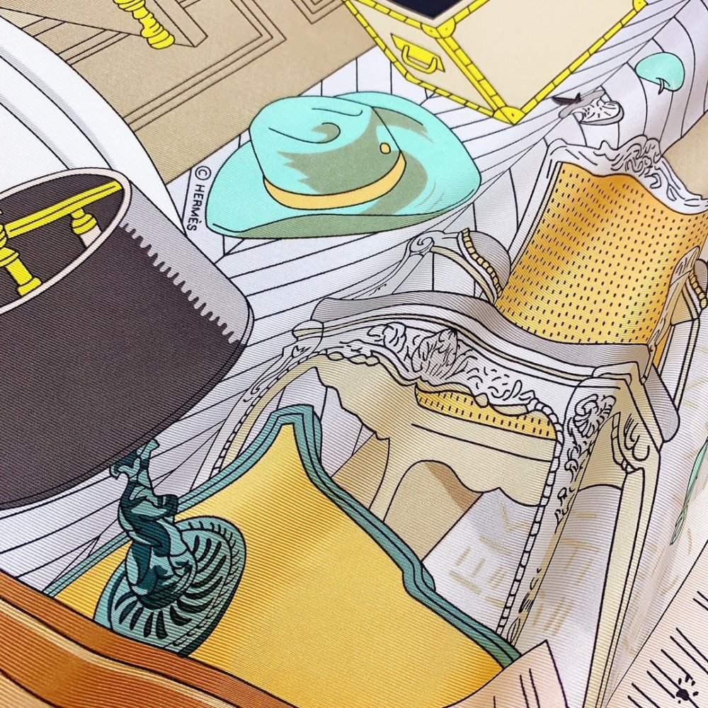 Hermès 90cm 100% Pure Silk Square Scarf!