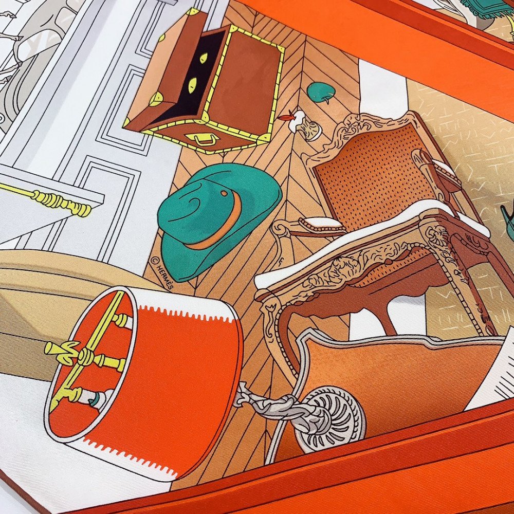 Hermès 90cm 100% Pure Silk Square Scarf!