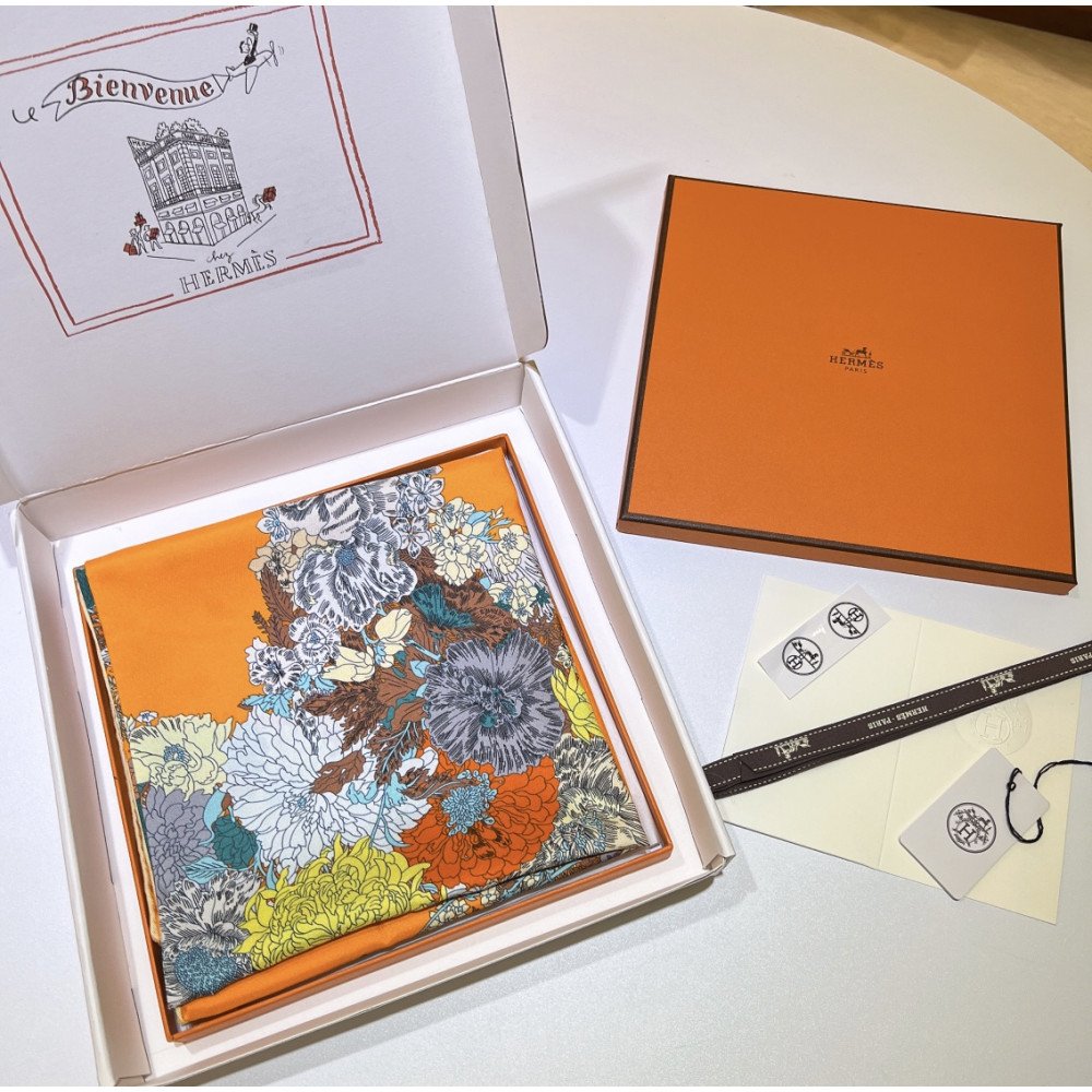 Hermès 90cm 100% Pure Silk Square Scarf!