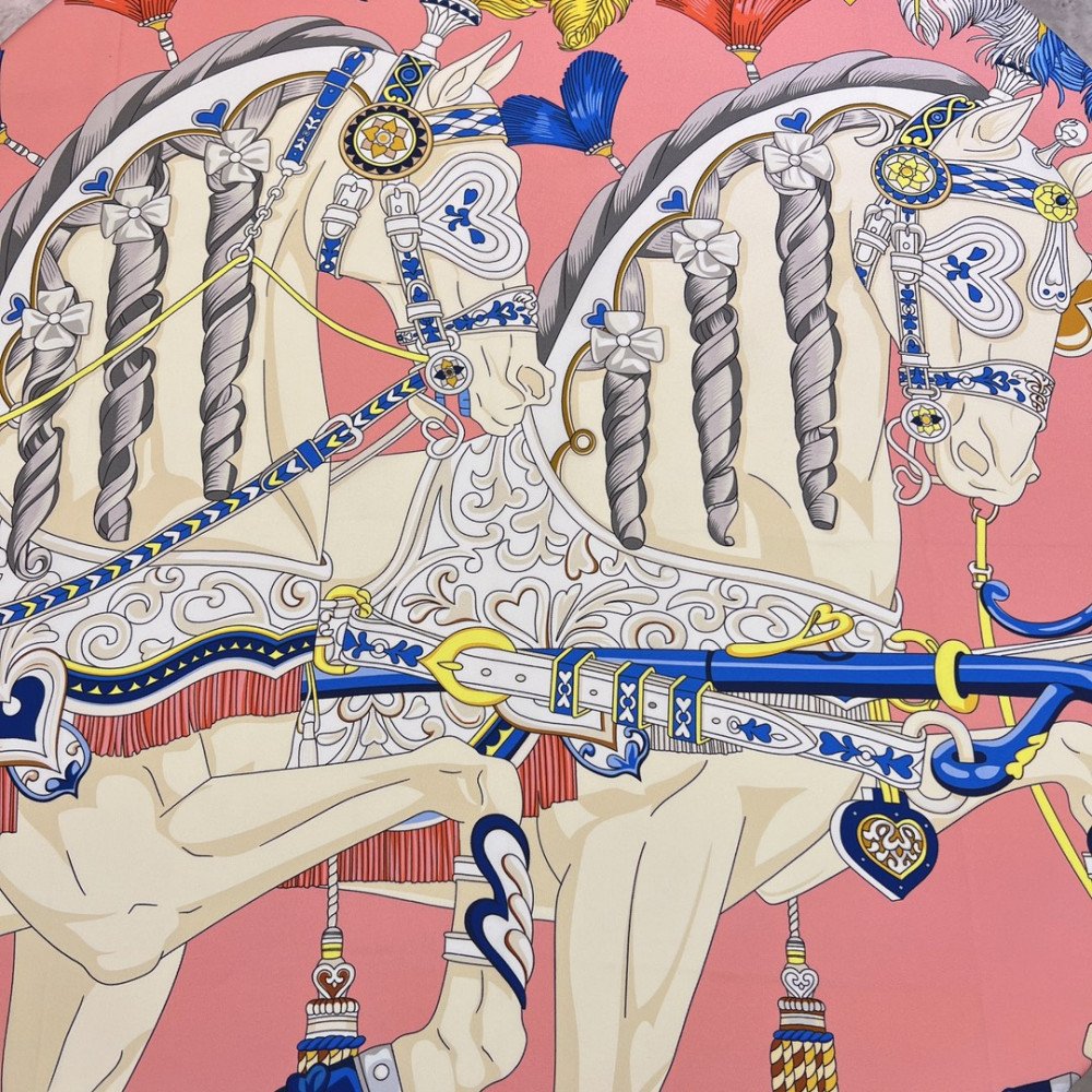 Hermès 90cm 100% Pure Silk Square Scarf!