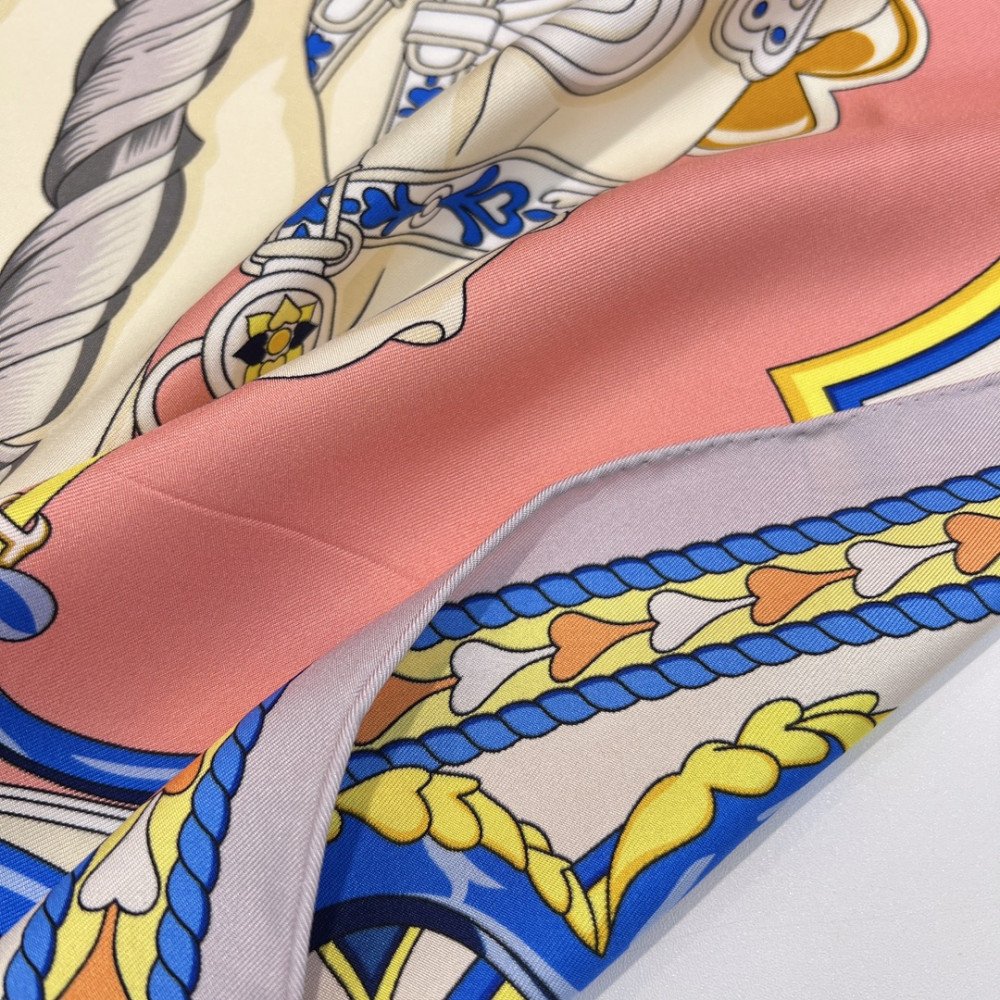 Hermès 90cm 100% Pure Silk Square Scarf!