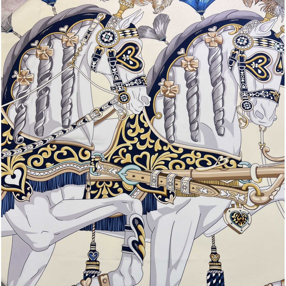 Hermès 90cm 100% Pure Silk Square Scarf!