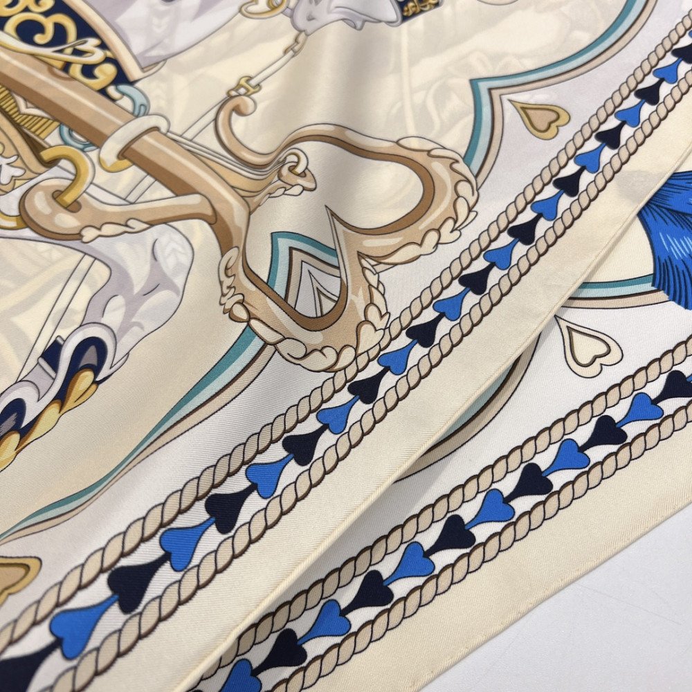 Hermès 90cm 100% Pure Silk Square Scarf!