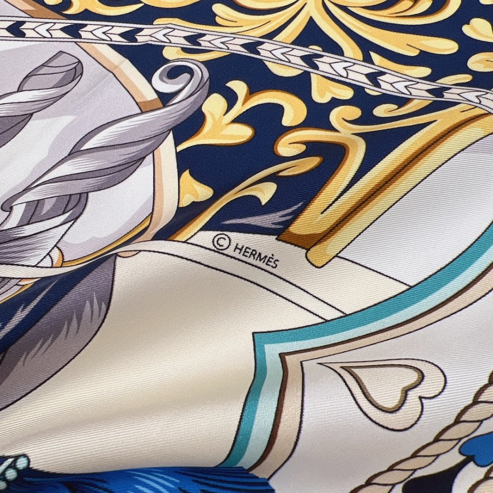 Hermès 90cm 100% Pure Silk Square Scarf!