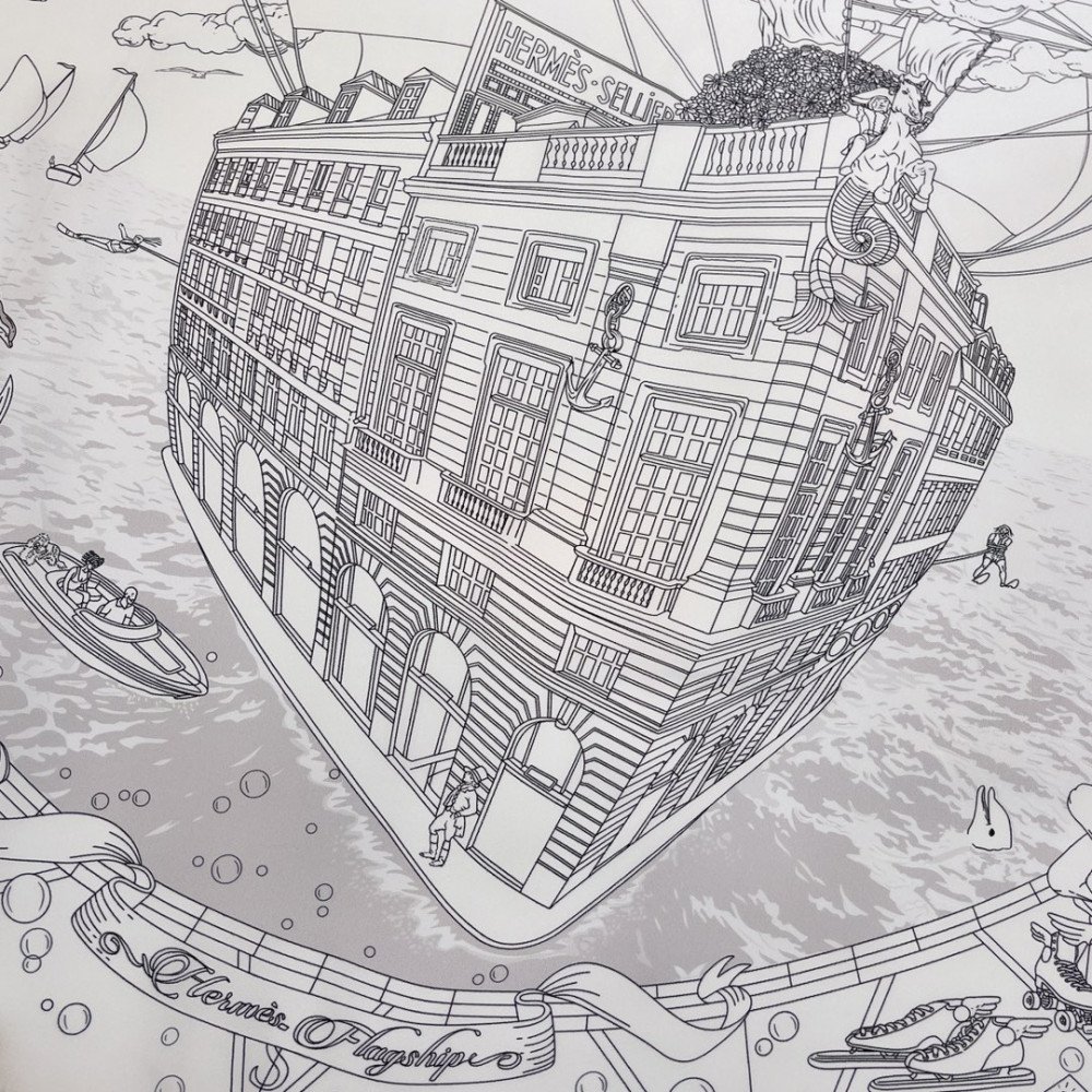 Hermès 90cm 100% Pure Silk Square Scarf! Hermès 90cm 100% Pure Silk Square Scarf!