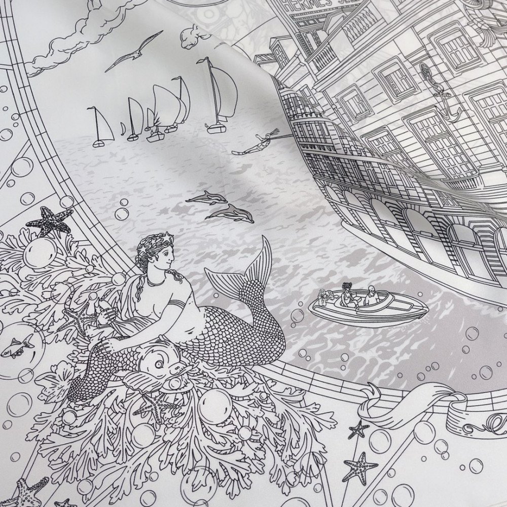 Hermès 90cm 100% Pure Silk Square Scarf! Hermès 90cm 100% Pure Silk Square Scarf!