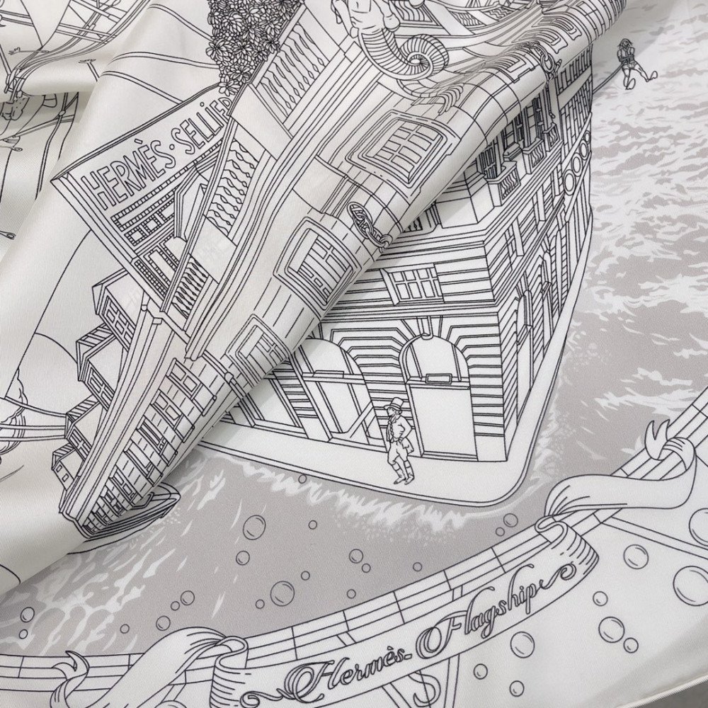 Hermès 90cm 100% Pure Silk Square Scarf! Hermès 90cm 100% Pure Silk Square Scarf!