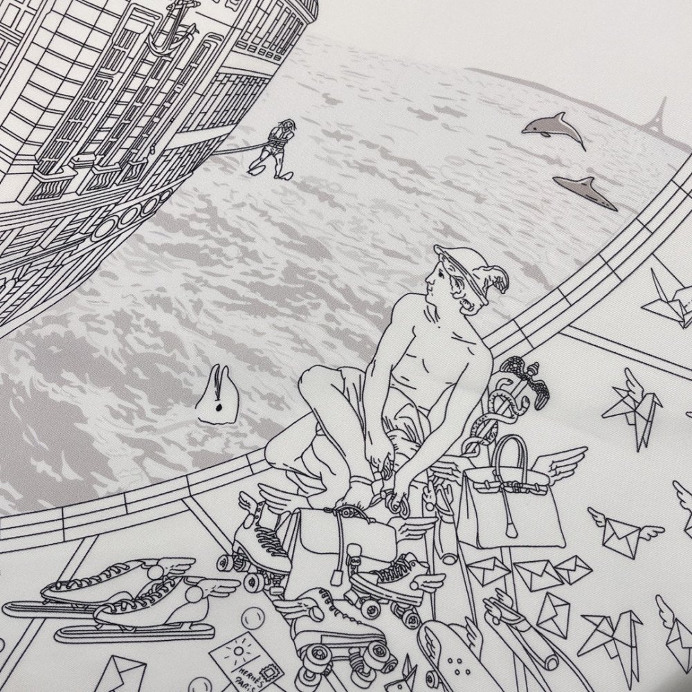 Hermès 90cm 100% Pure Silk Square Scarf! Hermès 90cm 100% Pure Silk Square Scarf!