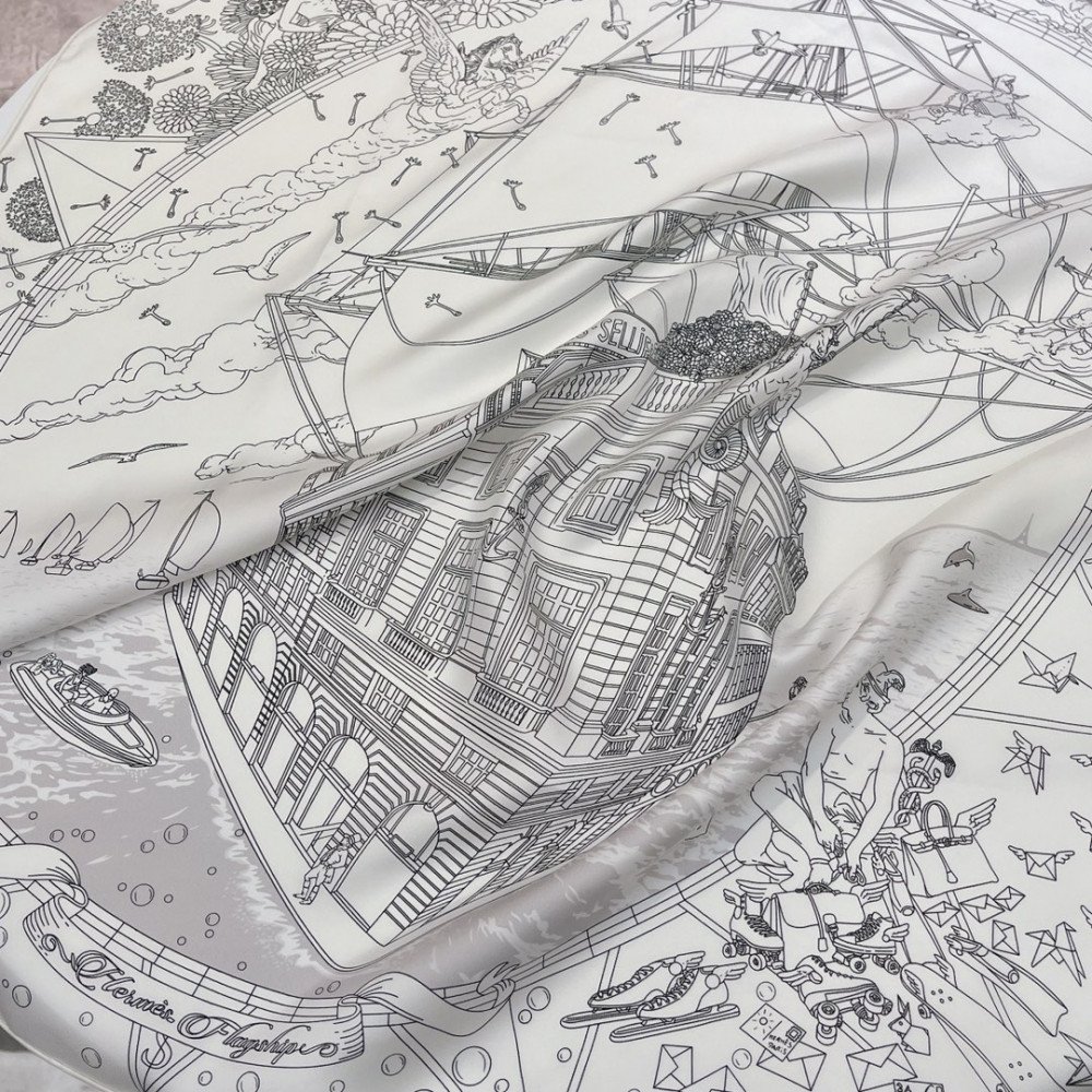 Hermès 90cm 100% Pure Silk Square Scarf! Hermès 90cm 100% Pure Silk Square Scarf!