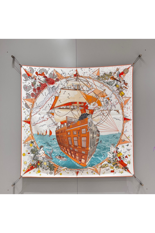 Hermès 90cm 100% Pure Silk Square Scarf!