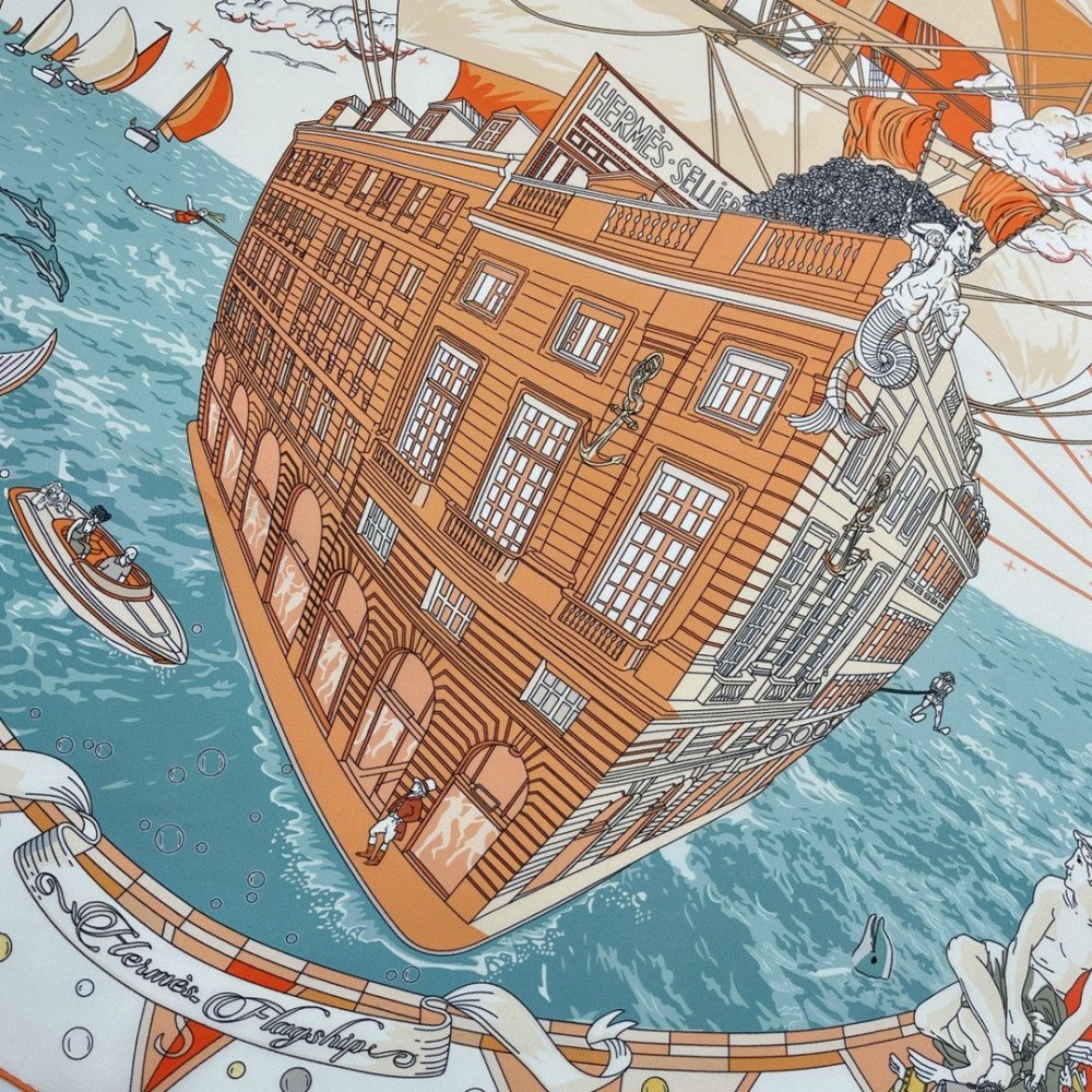 Hermès 90cm 100% Pure Silk Square Scarf!