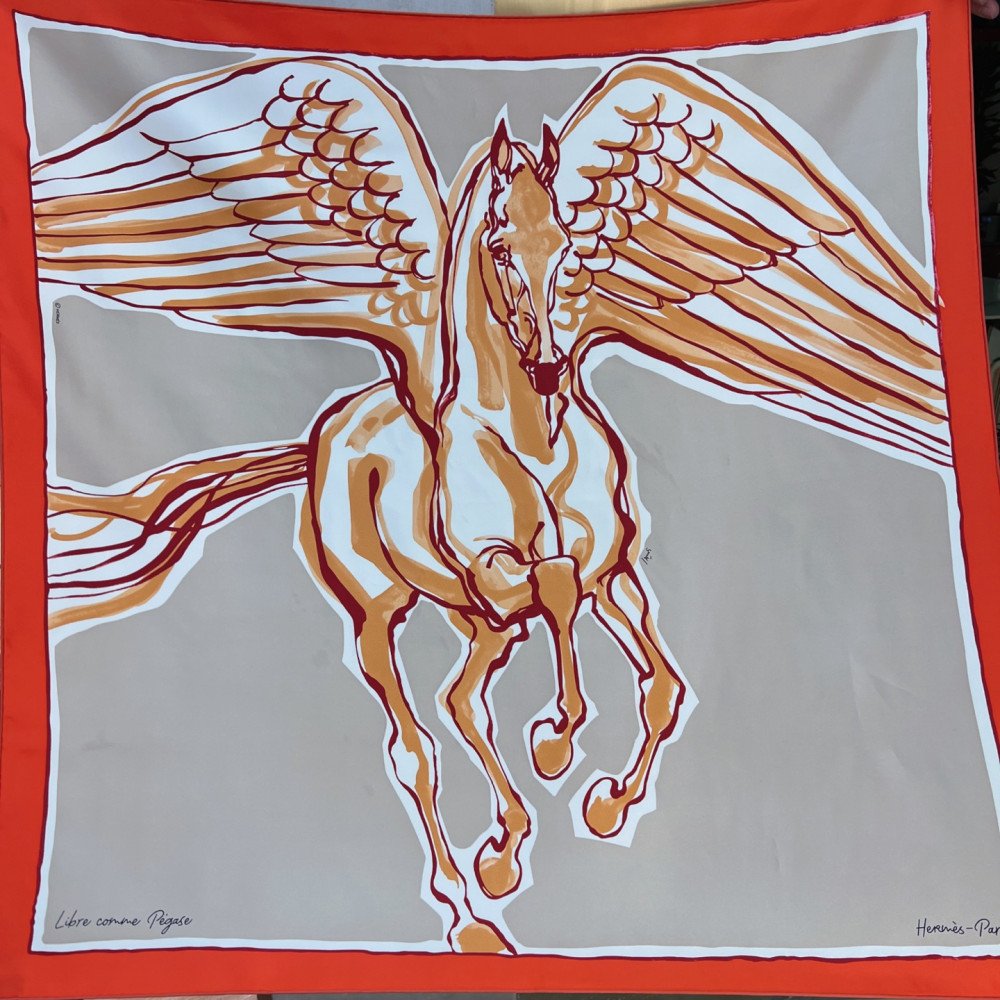 Hermès 90cm 100% Pure Silk Square Scarf!