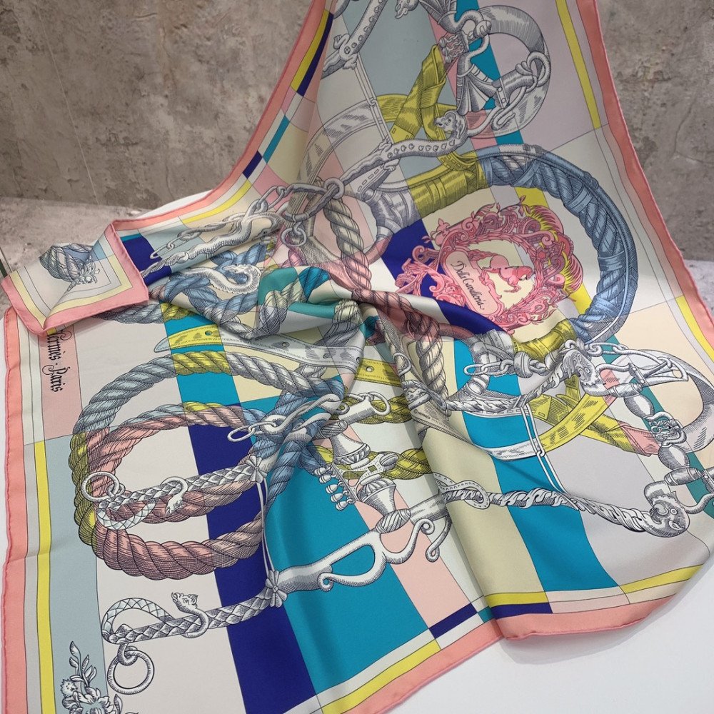 Hermès 90cm 100% Pure Silk Square Scarf!