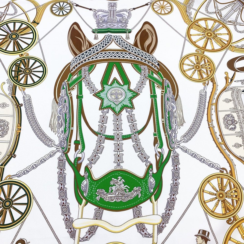 Hermès 90cm 100% Pure Silk Square Scarf! Hermès 90cm 100% Pure Silk Square Scarf!