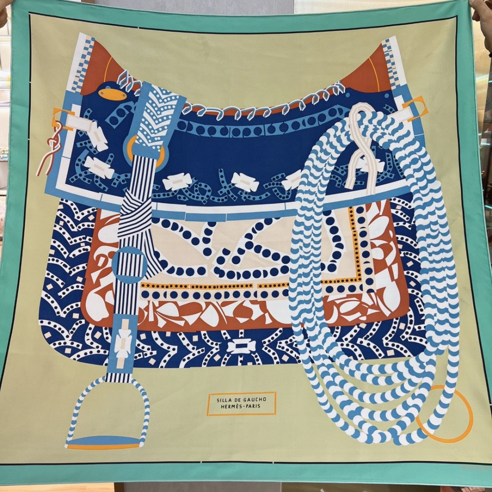 Hermès 90cm 100% Pure Silk Square Scarf! Hermès 90cm 100% Pure Silk Square Scarf!