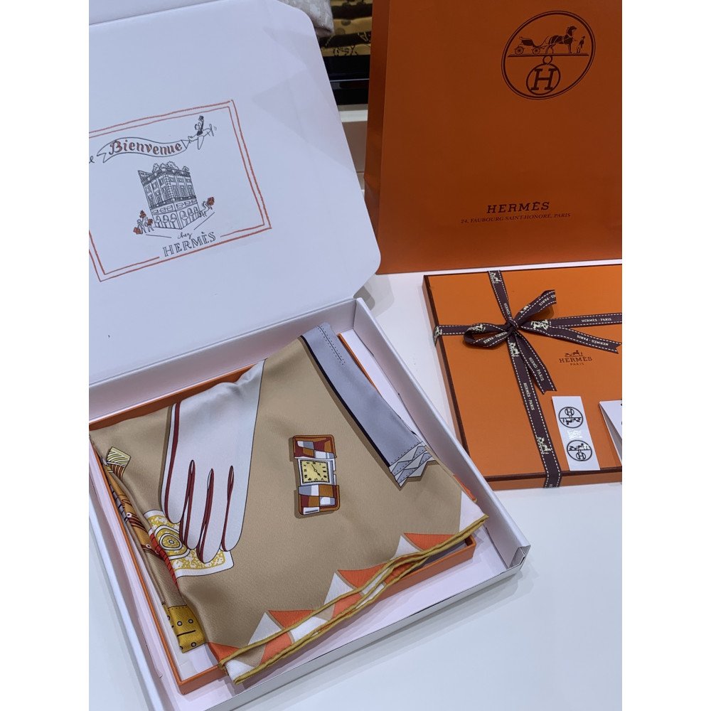 Hermès Fall/Winter 2025 90cm 100% Pure Silk Scarf!