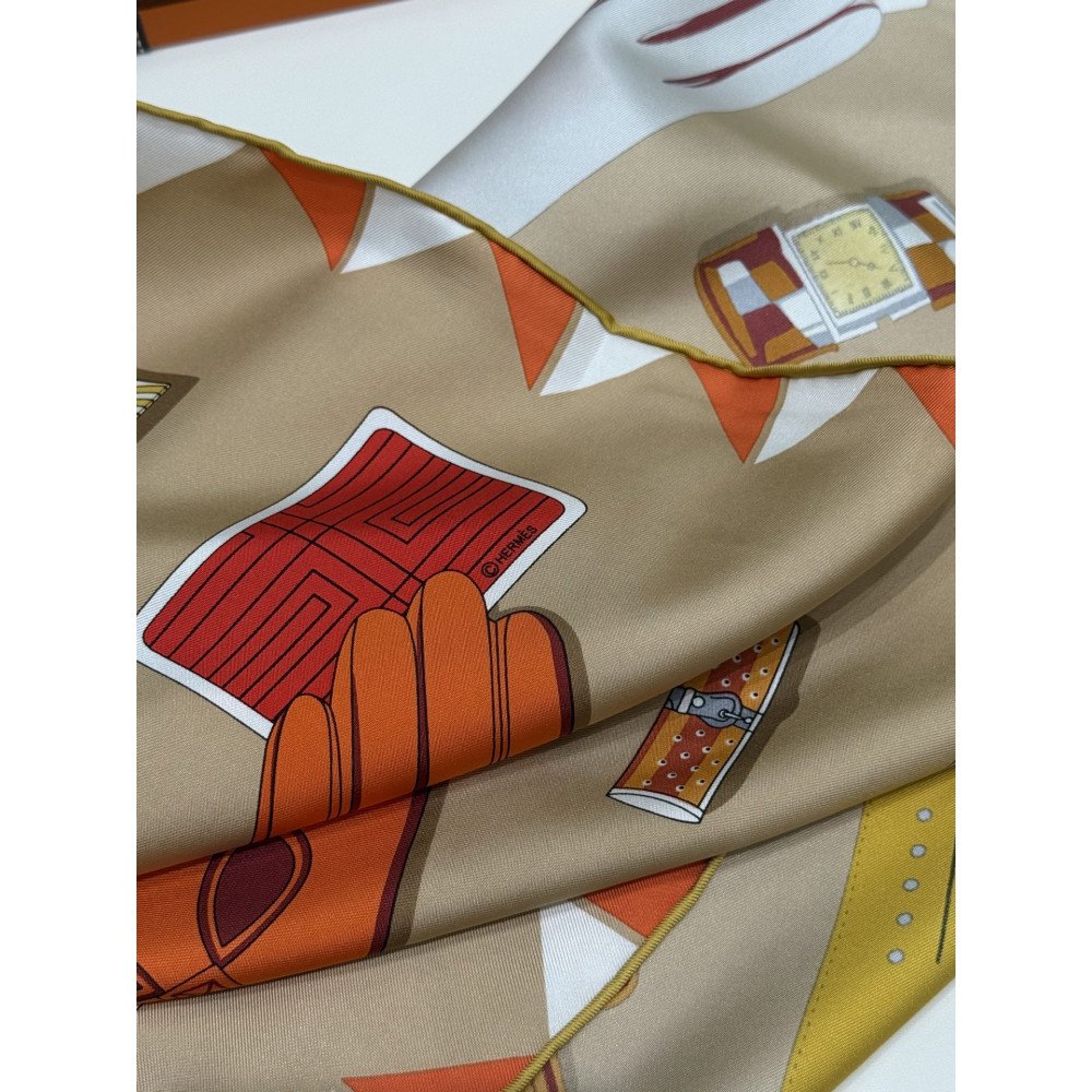 Hermès Fall/Winter 2025 90cm 100% Pure Silk Scarf!