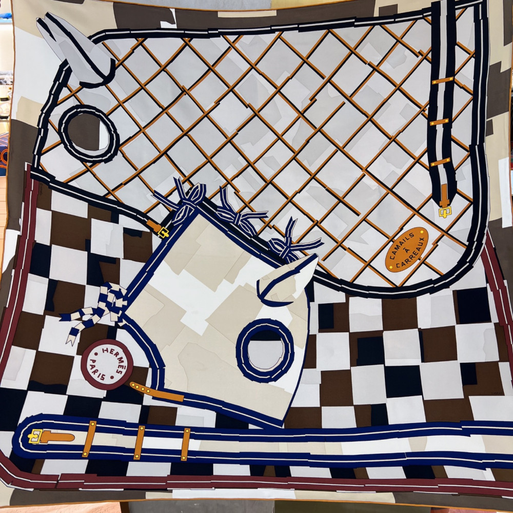 Hermès Fall/Winter 2025 90cm 100% Pure Silk Scarf!