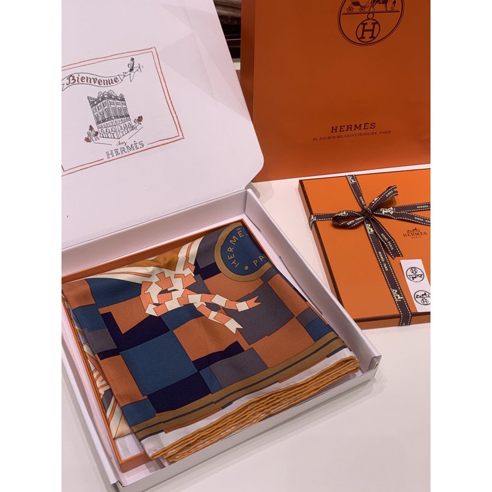 Hermès Fall/Winter 2025 90cm 100% Pure Silk Scarf!