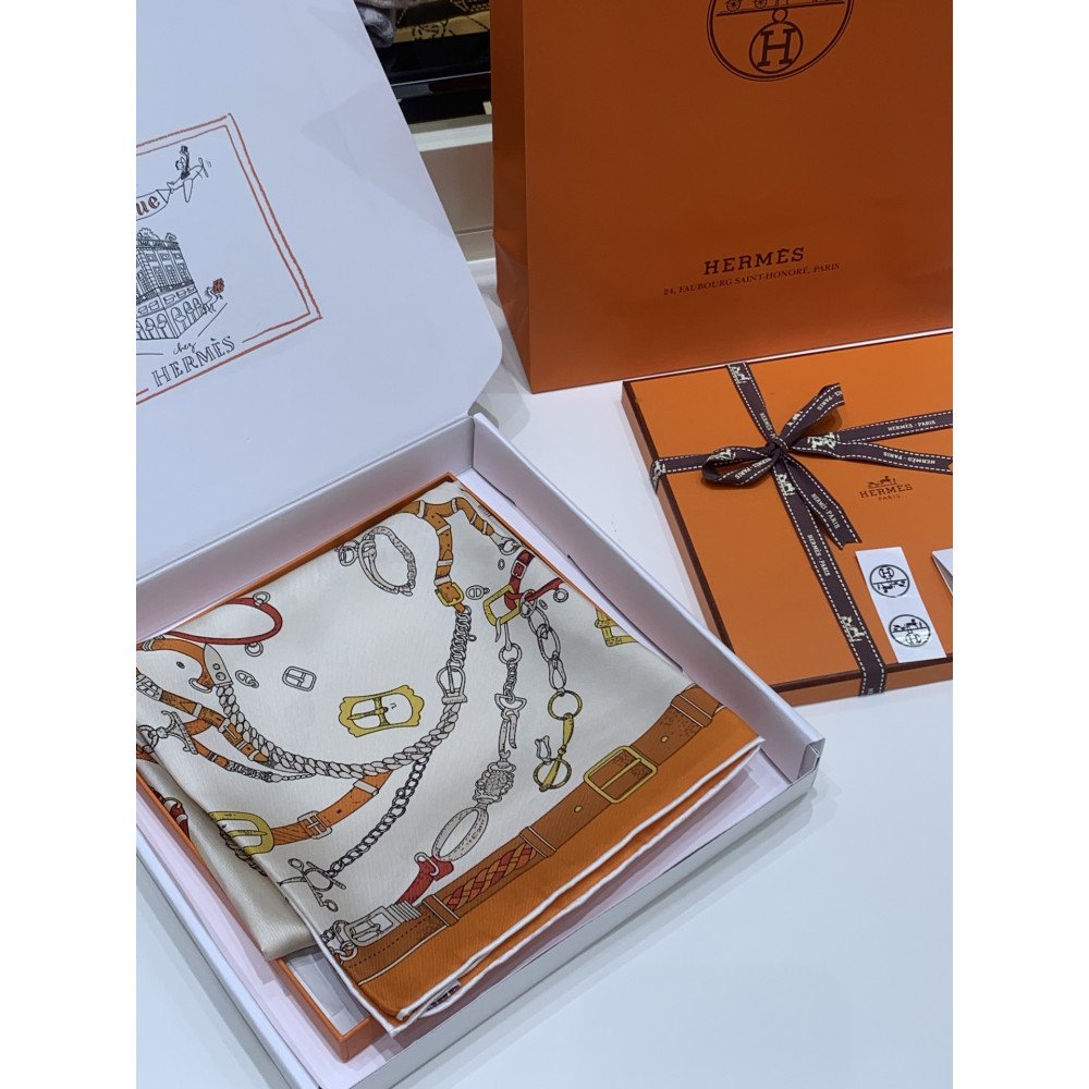 Hermès Fall/Winter 2025 90cm 100% Pure Silk Scarf!