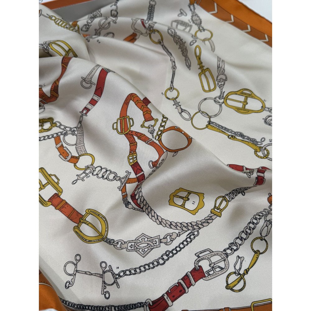 Hermès Fall/Winter 2025 90cm 100% Pure Silk Scarf!