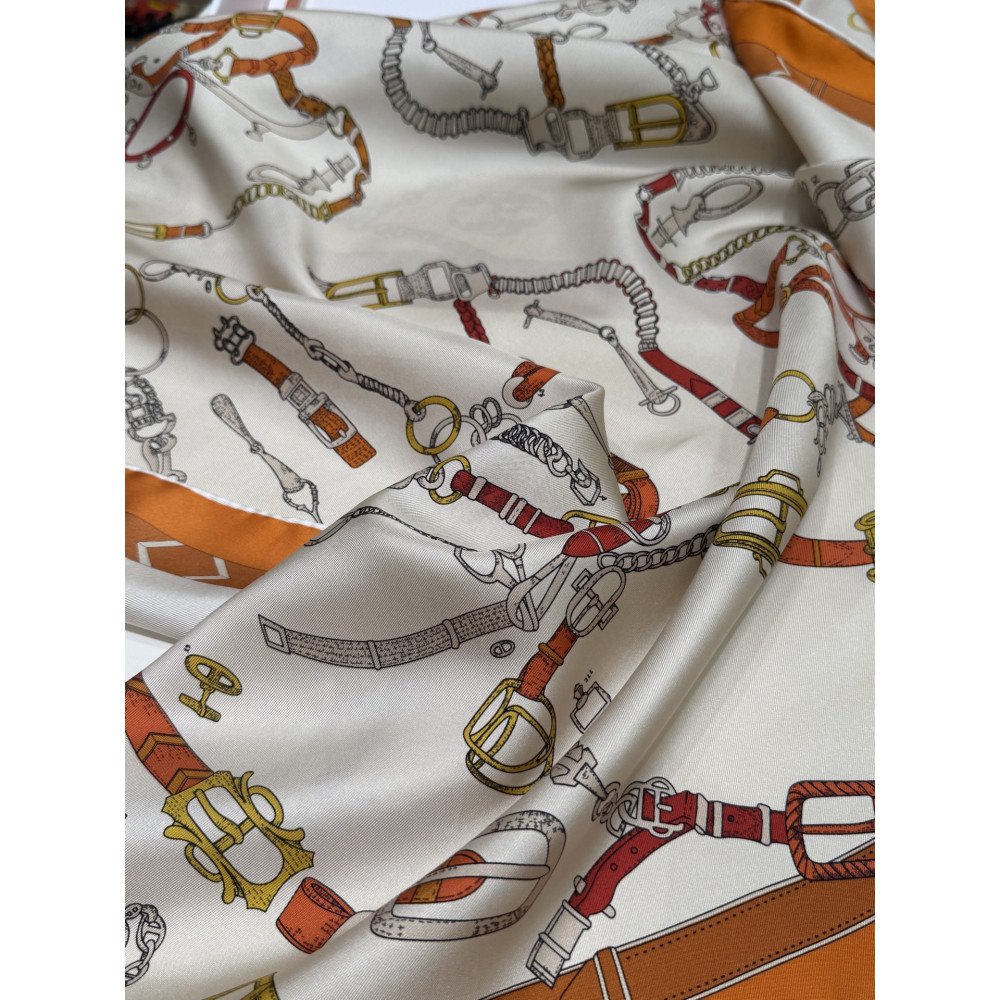 Hermès Fall/Winter 2025 90cm 100% Pure Silk Scarf!