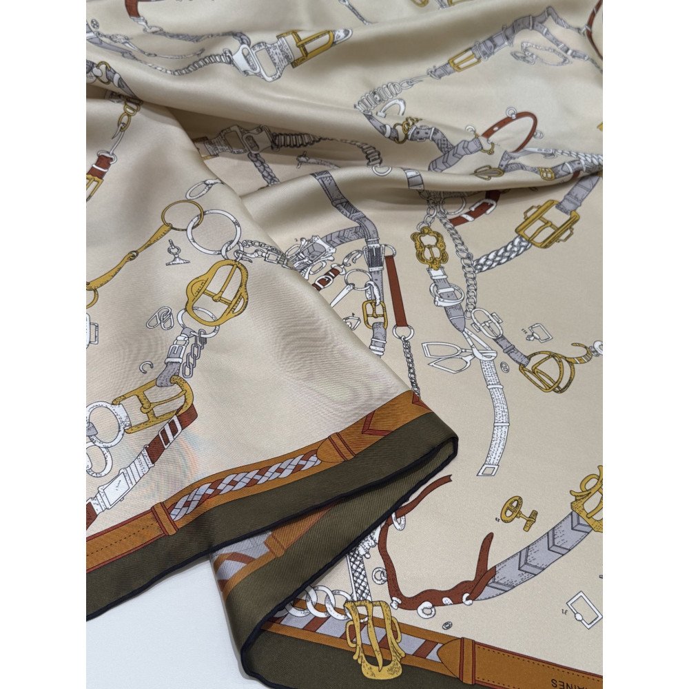 Hermès Fall/Winter 2025 90cm 100% Pure Silk Scarf! Hermès Fall/Winter 2025 90cm 100% Pure Silk Scarf!