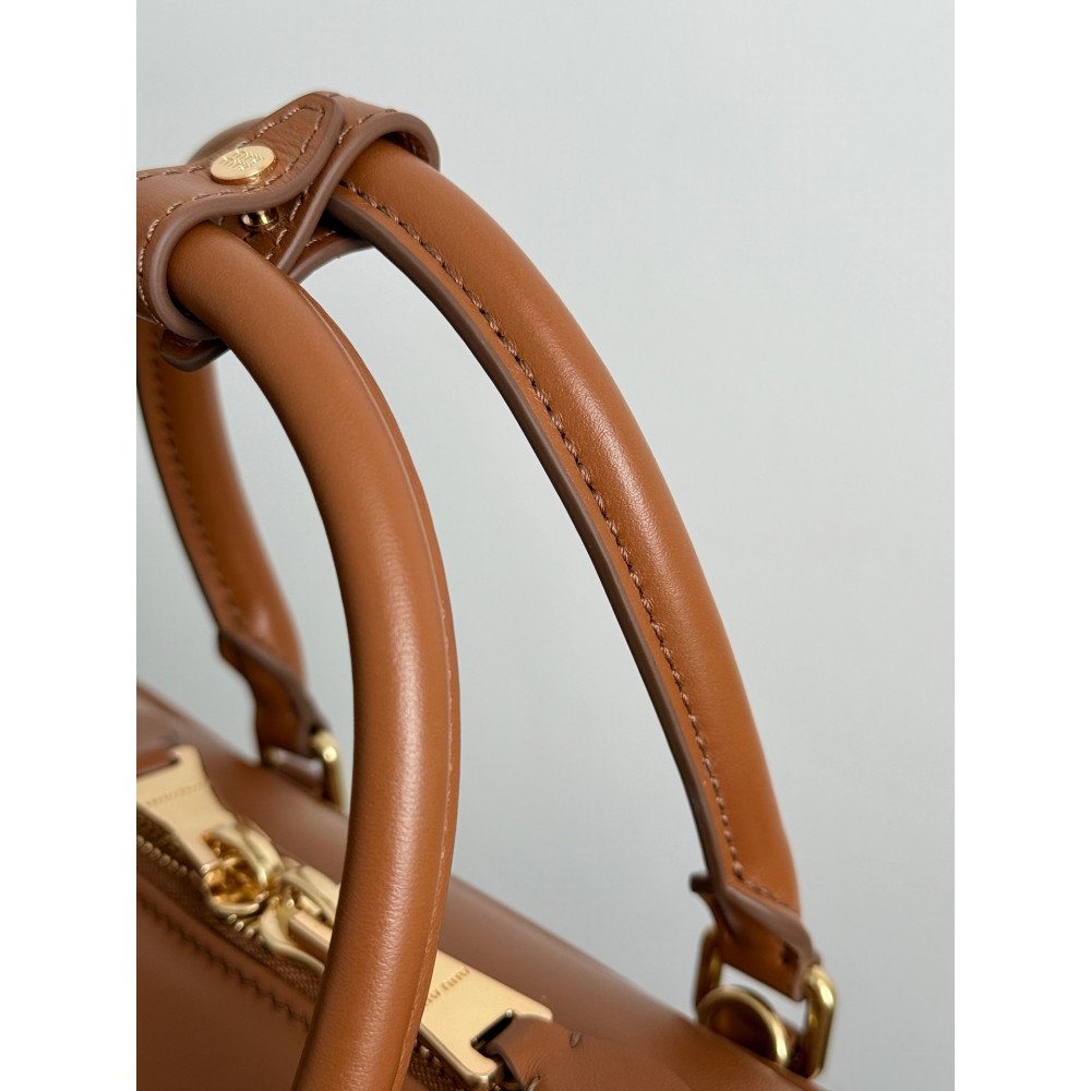 Miu Miu Medium Bowling Bag in Brown Miu Miu Medium Bowling Bag in Brown
