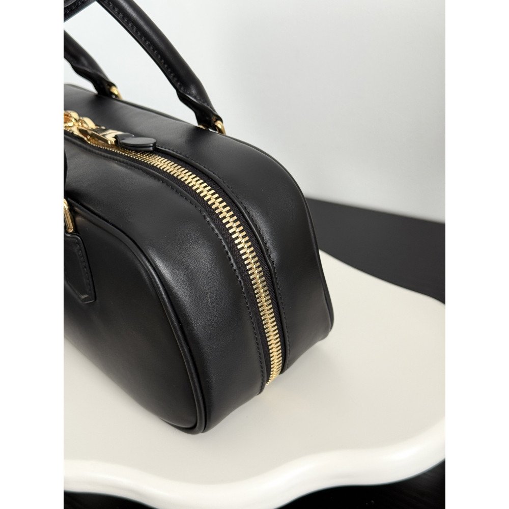 Miu Miu Medium Bowling Bag in Black Miu Miu Medium Bowling Bag in Black