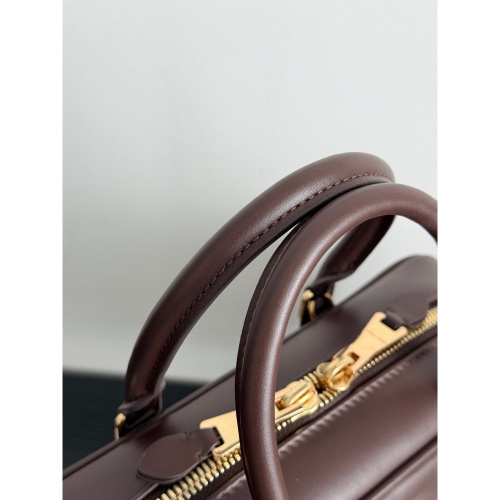 Miu Miu Medium Bowling Bag in Heather Grey Miu Miu Medium Bowling Bag in Heather Grey