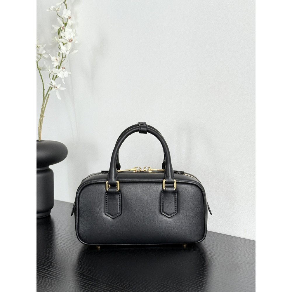 Miu Miu Small Bowling Bag in Black Miu Miu Small Bowling Bag in Black