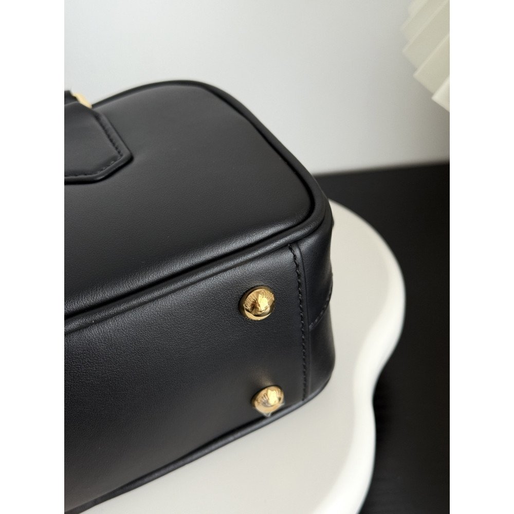 Miu Miu Small Bowling Bag in Black Miu Miu Small Bowling Bag in Black