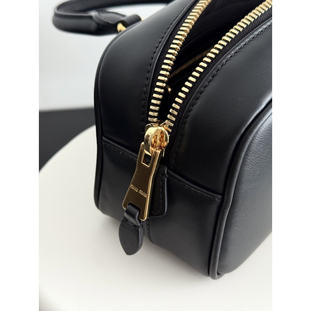 Miu Miu Small Bowling Bag in Black Miu Miu Small Bowling Bag in Black