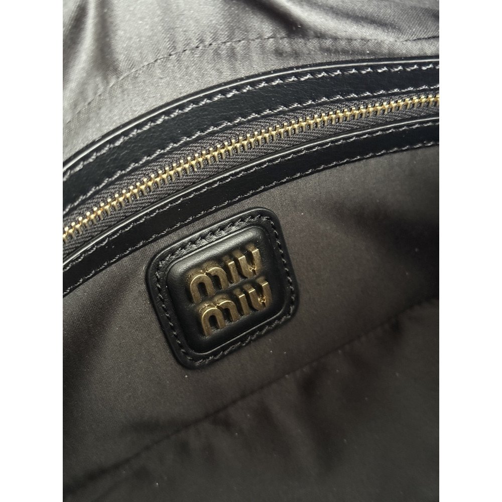 Miu Miu Small Bowling Bag in Black Miu Miu Small Bowling Bag in Black